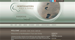 Desktop Screenshot of northeasternfootandankle.com